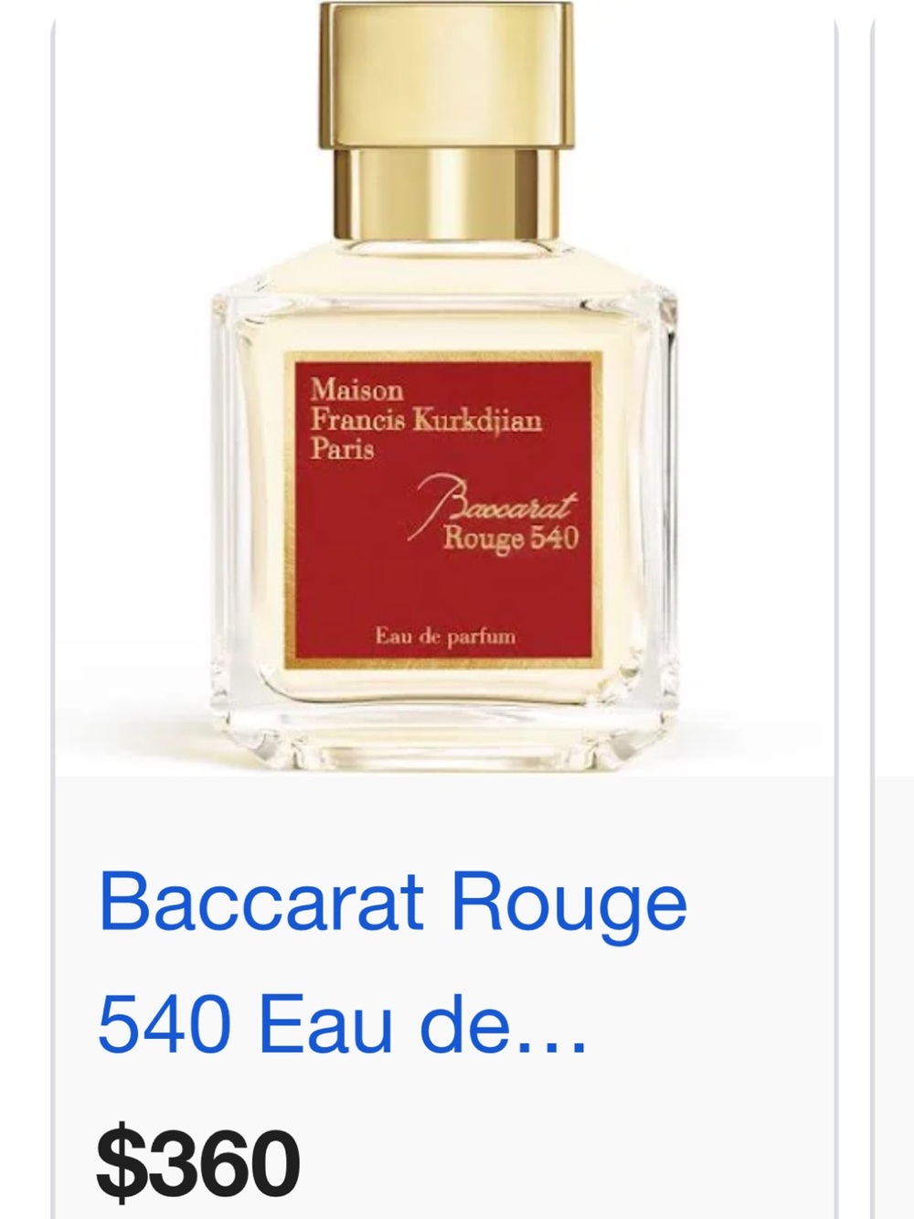 Baccarat Rouge 540 - Picture 4 of 4